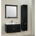 Зеркало для ванной Акватон Леон 80 ясень черный--small-2