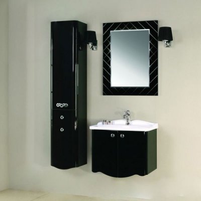 Зеркало для ванной Акватон Венеция 65 черное-3