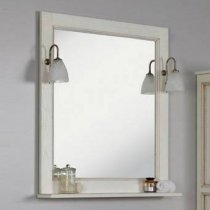 Зеркало для ванной Акватон Жерона 85 белое золото