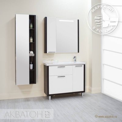 Шкаф-Зеркало для ванной Акватон Брайтон 100-3