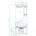 Комплект мебели для ванной Акватон Домус 95--small-2