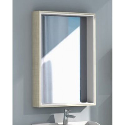 Зеркало-шкаф для ванной Акватон Фабиа 65 ваниль