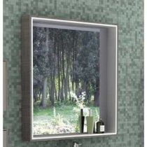 Зеркало-шкаф для ванной Акватон Фабиа 65 латте Зеркало-шкаф для ванной Акватон Фабиа 65 латте