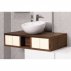 Комплект мебели для ванной Акватон Интегро 100 орех шпон/ящики--small-1