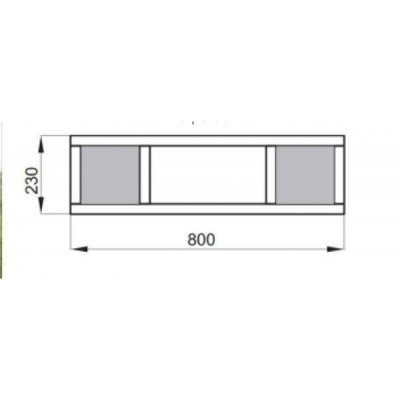 Комплект мебели для ванной Акватон Интегро 80 венге шпон/ящики-2
