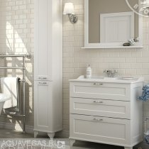 Комплект мебели для ванной Акватон Леон 80 Н дуб белый