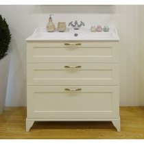 Тумба с раковиной для ванной Акватон Леон 80 Н дуб бежевый Тумба с раковиной для ванной Акватон Леон 80 Н дуб бежевый