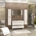 Комплект мебели для ванной Акватон Мадрид 120 белый с ящиком--small-1