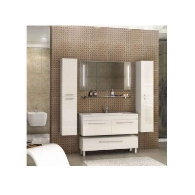 Комплект мебели для ванной Акватон Мадрид М 100 белый с 2 ящиками