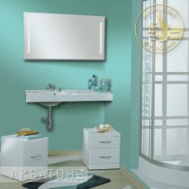Комплект мебели для ванной Акватон Отель 100 левый
