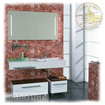 Комплект мебели для ванной Акватон Отель 127 правый Комплект мебели для ванной Акватон Отель 127 правый