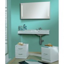 Комплект мебели для ванной Акватон Отель 100 правый