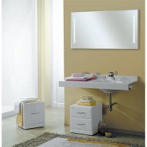 Комплект мебели для ванной Акватон Отель 120 правый Комплект мебели для ванной Акватон Отель 120 правый