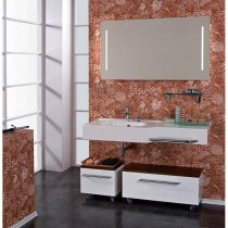 Комплект мебели для ванной Акватон Отель 127 левый Комплект мебели для ванной Акватон Отель 127 левый