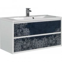 Тумба с раковиной для ванной Акватон Римини 100 ажур Тумба с раковиной для ванной Акватон Римини 100 ажур