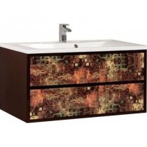 Тумба с раковиной для ванной Акватон Римини 100 янтарь Тумба с раковиной для ванной Акватон Римини 100 янтарь