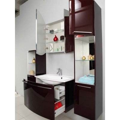 Комплект мебели для ванной Акватон Севилья 80 подвесной белый жемчуг-2