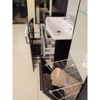 Комплект мебели для ванной Акватон Севилья 95 подвесной белый жемчуг-1