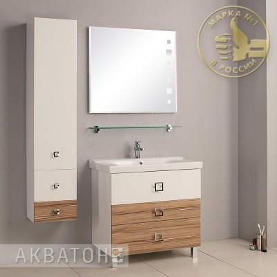 Комплект мебели для ванной Акватон Стамбул 85 М