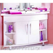 Тумба с раковиной для ванной Акватон Лас-Вегас 100 угловая Тумба с раковиной для ванной Акватон Лас-Вегас 100 угловая