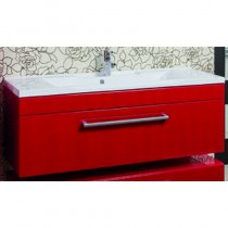 Тумба с раковиной для ванной Акватон Мадрид 100 бордо с ящиком Тумба с раковиной для ванной Акватон Мадрид 100 бордо с ящиком
