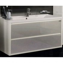 Тумба с раковиной для ванной Акватон Римини 100 белая Тумба с раковиной для ванной Акватон Римини 100 белая