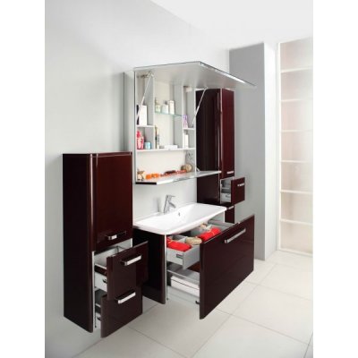 Комплект мебели для ванной Акватон Валенсия 110 подвесной белый жемчуг-5