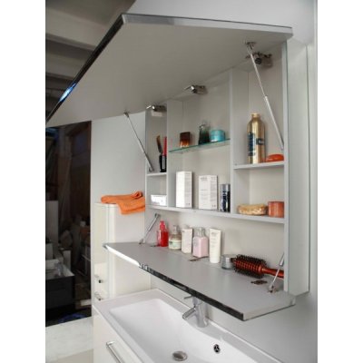 Комплект мебели для ванной Акватон Валенсия 75 подвесной белый жемчуг-1