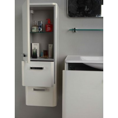 Комплект мебели для ванной Акватон Валенсия 75 подвесной белый жемчуг-6