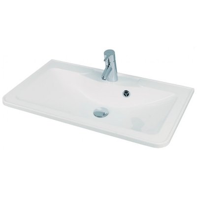 Комплект мебели для ванной Акватон Валенсия 75 подвесной белый жемчуг-7