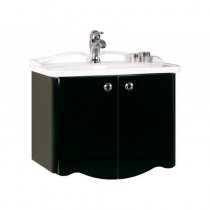 Тумба с раковиной для ванной Акватон Венеция 65 черная Тумба с раковиной для ванной Акватон Венеция 65 черная