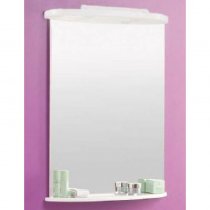 Зеркало для ванной с полкой для ванной Акватон Минима 65