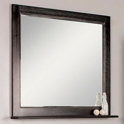 Зеркало для ванной Акватон Жерона 105 черное серебро