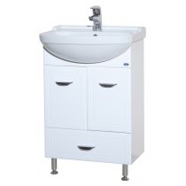 Тумба с раковиной для ванной Bellezza Классик 60 с нижним ящиком