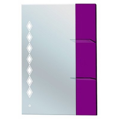 Зеркало для ванной Bellezza Глория Гласс 65 фиолетовое