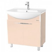 Тумба с раковиной для ванной Bellezza Глория Гласс 65 бежевая Тумба с раковиной для ванной Bellezza Глория Гласс 65 бежевая