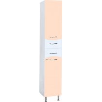 Пенал для ванной комнаты Bellezza Мари 35 с бельевой корзиной