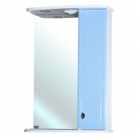 Зеркало-шкаф для ванной Bellezza Астра 55 голубое