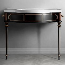 Тумба с раковиной для ванной Belux Каталония отель 105 черная с патиной