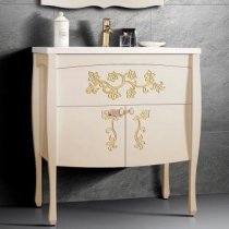 Тумба с раковиной для ванной Belux Порто 80 слоновая кость Тумба с раковиной для ванной Belux Порто 80 слоновая кость