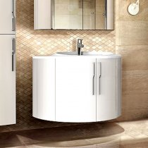 Тумба с раковиной для ванной Belux Рото 90 белая Тумба с раковиной для ванной Belux Рото 90 белая