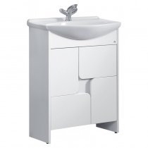 Тумба с раковиной для ванной Belux Сена 65 белая Тумба с раковиной для ванной Belux Сена 65 белая
