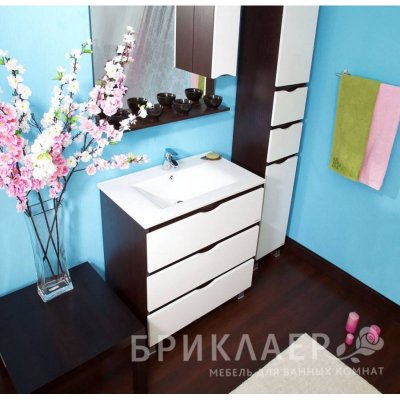 Комплект мебели для ванной Бриклаер Токио 80-2