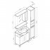 Комплект мебели для ванной Бриклаер Фиджи 65--small-5