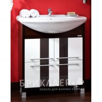 Тумба с раковиной для ванной Бриклаер Фиджи 75 Тумба с раковиной для ванной Бриклаер Фиджи 75