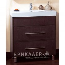Тумба с раковиной для ванной Бриклаер Чили 80 Тумба с раковиной для ванной Бриклаер Чили 80