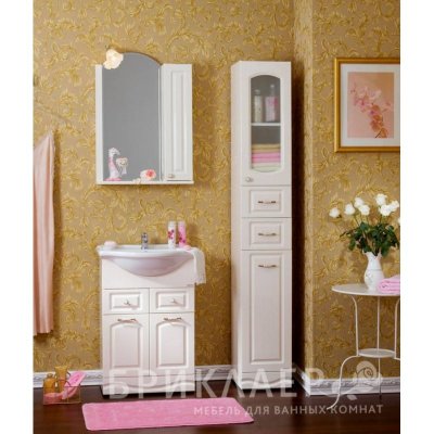 Зеркало-шкаф для ванной Бриклаер Анна 60-7