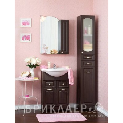 Зеркало-шкаф для ванной Бриклаер Анна 60-3
