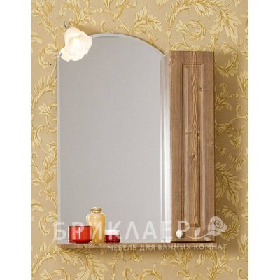 Зеркало-шкаф для ванной Бриклаер Анна 60-2