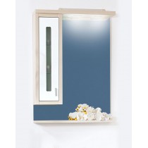 Зеркало-шкаф Бриклаер Бали 62 Светлая лиственница Зеркало-шкаф Бриклаер Бали 62 Светлая лиственница